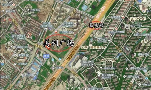 南京市江北新区葛塘葛关路818号的兴地美利广场项目