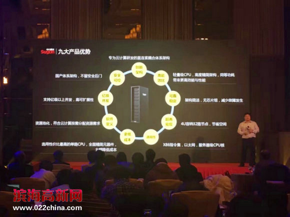 全球首款亿级并发云服务器在天津高新区量产