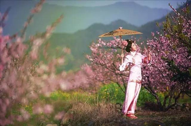 我们相遇,宛若桃花盛开(情人节,一眼就醉!)
