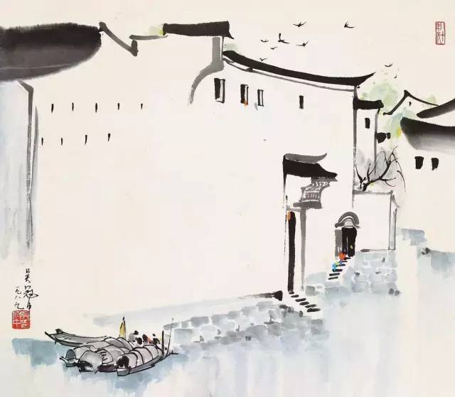 吴冠中画作