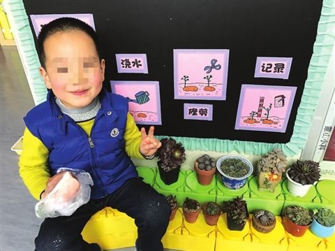 幼儿园老师让带“肉肉” 萌童真带来块肉