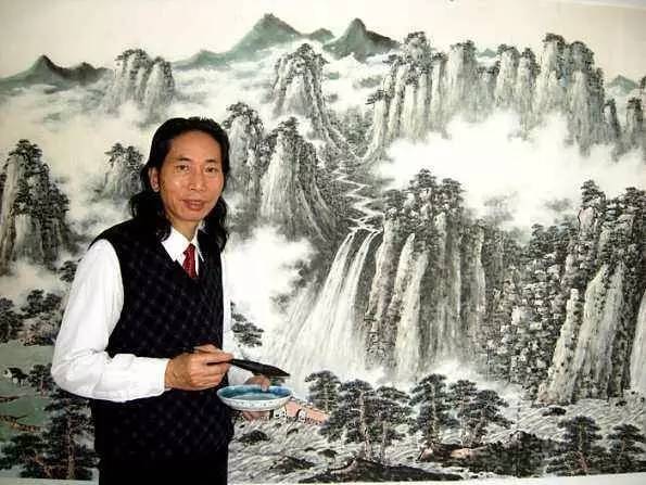 黄廷海创作《江山永固水长流》