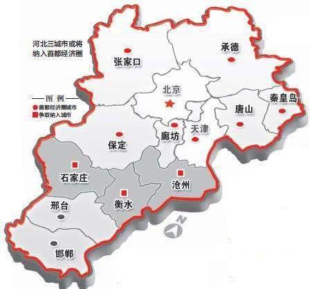 中国唯一被两大直辖市“拦腰截断”的地级市, 造就省级飞地