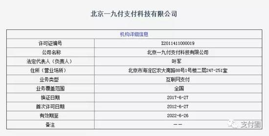 消息称滴滴3亿元正式收购支付牌照：已获得央行同意