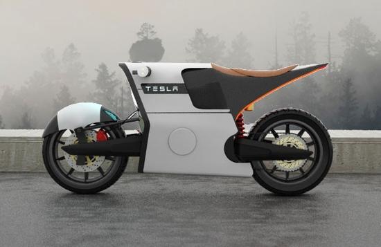 炫酷如吹风机：特斯拉E-bike概念电动车
