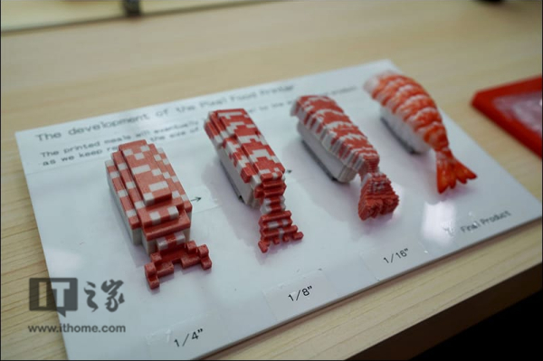 3D食物打印机来了，点阵寿司你见过吗？