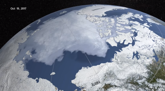 NASA正密切关注北极海冰 并向所有人发出关于全球变暖的警告