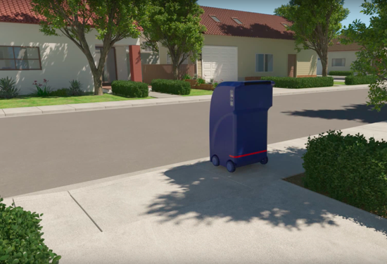 无人驾驶垃圾箱来了：走街串巷定时汇合垃圾车