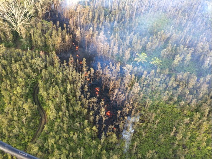 夏威夷基拉韦厄火山爆发 迫使数百户居民撤离