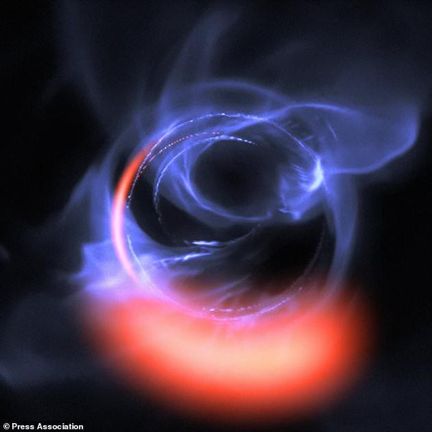 超大质量黑洞潜伏在银河系中心：周围引力牵引非常强
