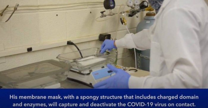 科学家正在研制的新口罩将包含能够杀死新冠病毒的外部酶膜