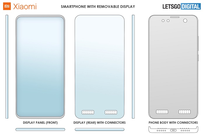 小米分体可拆卸式手机屏幕专利曝光