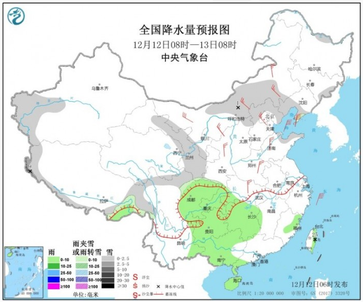我国中东部地区将迎入冬以来首个寒潮天气
