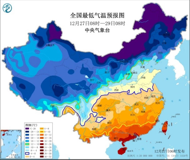跨年“霸王级”寒潮实锤 我们将面对怎样的冷？