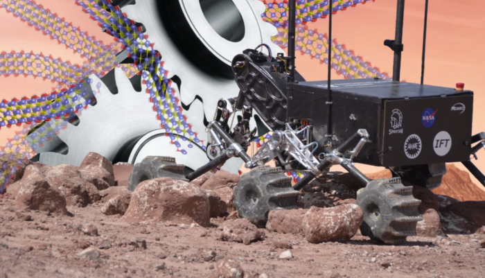 科学家开发新型二维纳米材料 有望成为火星车的超级润滑剂