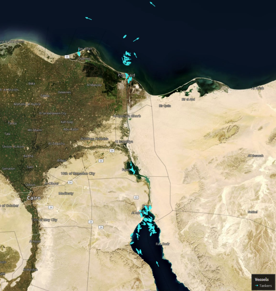 因巨型集装箱轮搁浅致苏伊士运河双向受阻 或波及全球能源市场