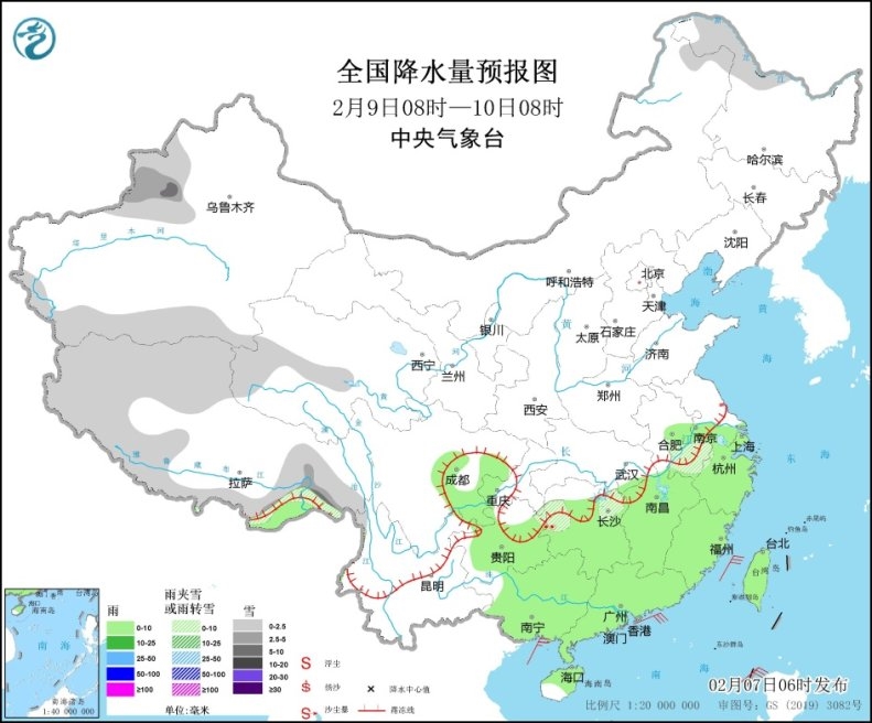 南方多地迎来暴雪 未来十天阴雨雪不断