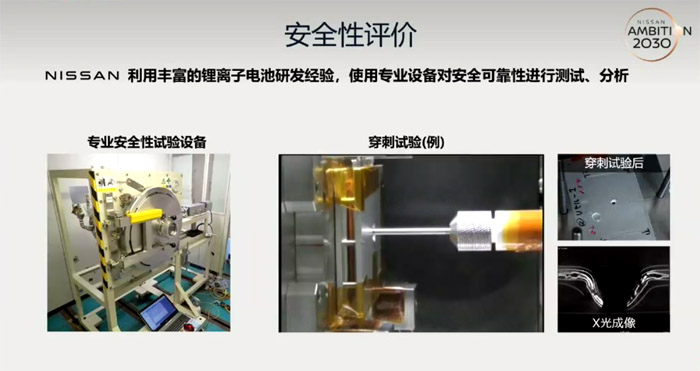 日产公布全固态电池研发细节：针刺不冒烟、不起火