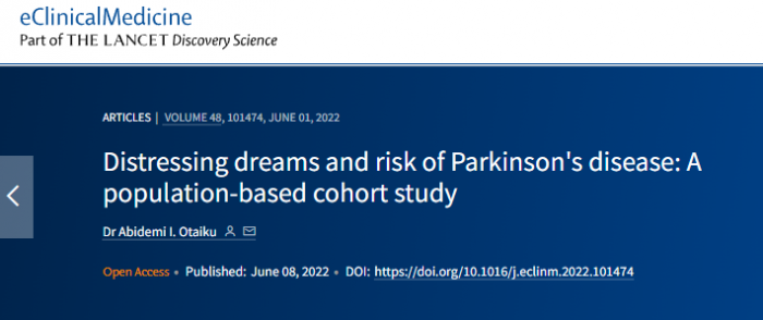 研究：噩梦可能是帕金森病的早期信号