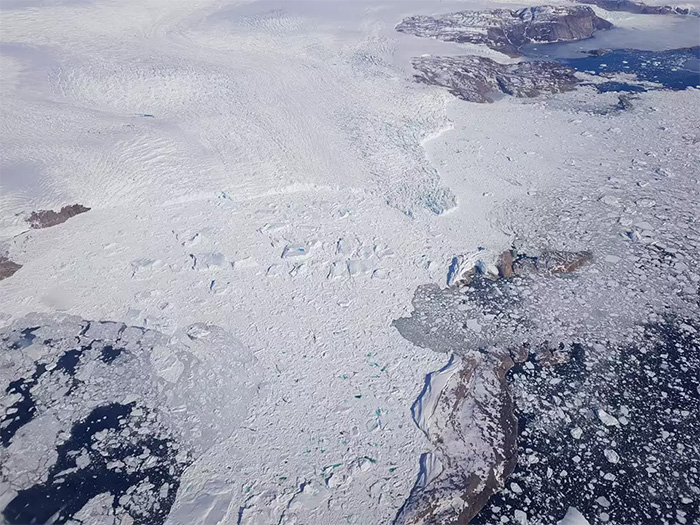 研究：格陵兰岛的冰雪融化将导致全球海平面上升约27厘米